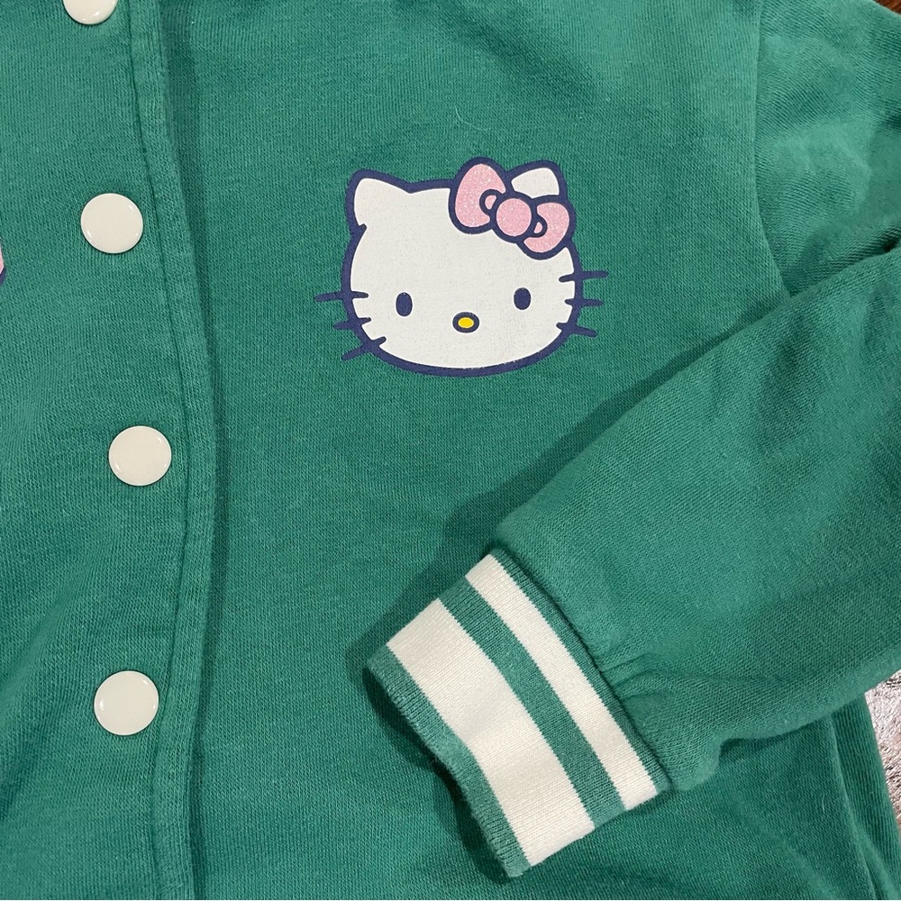Hello Kitty Kids Jacket & Hoodie Bundle | Size 7 | Sanrio Outerwear Set - Picture 4 of 13
